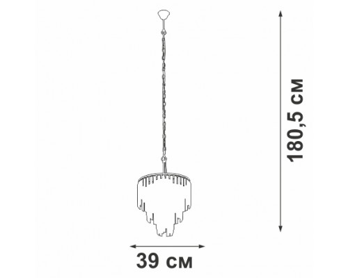 Подвесная люстра V5867-8/10 Vitaluce Подвесная люстра V5867-8/10 Vitaluce