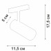 Трековый светильник VT0200010-01.1 Vitaluce