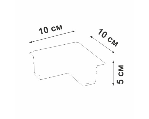 Соединитель угловой VT0200028-00 Vitaluce Соединитель угловой VT0200028-00 Vitaluce