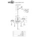Подвесная люстра Bendix 66008.01.05.03 Wedo Light