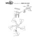 Потолочная люстра Ortona 66551.01.03.05 Wedo Light