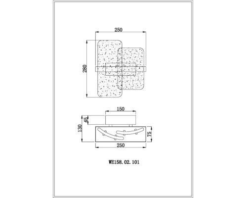 Настенный светильник Nelly WE158.02.101 Wertmark Настенный светильник Nelly WE158.02.101 Wertmark