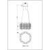 Подвесная люстра Nelly WE158.12.103 Wertmark