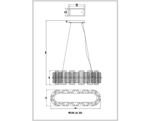 Подвесной светильник Nelly WE158.24.323 Wertmark Подвесной светильник Nelly WE158.24.323 Wertmark