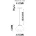 Подвесной светильник Isola WE219.01.103 Wertmark