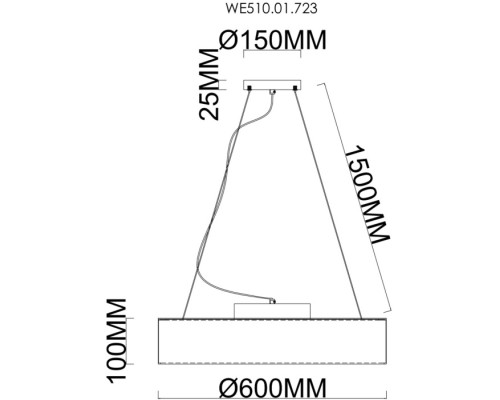 Подвесной светильник Edera WE510.01.723 Wertmark Подвесной светильник Edera WE510.01.723 Wertmark