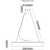 Подвесной светильник Edera WE510.02.723 Wertmark