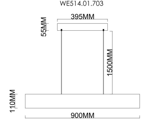 Подвесной светильник Edda WE514.01.703 Wertmark Подвесной светильник Edda WE514.01.703 Wertmark