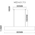Подвесной светильник Edda WE514.01.713 Wertmark