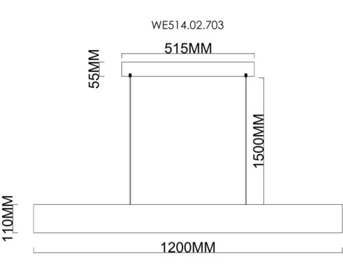 Подвесной светильник Edda WE514.02.703 Wertmark Подвесной светильник Edda WE514.02.703 Wertmark