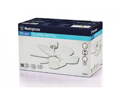 Потолочная люстра Flora Royal White 72424WES Westinghouse Потолочная люстра Flora Royal White 72424WES Westinghouse