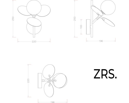 Бра Floret ZRS.01201.01 Zortes Бра Floret ZRS.01201.01 Zortes