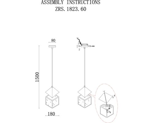 Подвесной светильник Ice Cube ZRS.1005.01 Zortes Подвесной светильник Ice Cube ZRS.1005.01 Zortes
