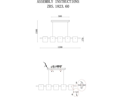 Подвесной светильник Rony ZRS.1209.01 Zortes Подвесной светильник Rony ZRS.1209.01 Zortes