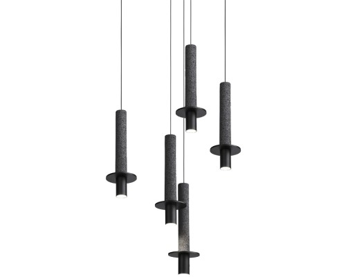 Подвесной светильник Lofty 10704P/1-D150 BK-GR iLamp Подвесной светильник Lofty 10704P/1-D150 BK-GR iLamp