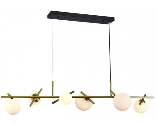 Подвесной светильник Golden 2134-6L BR+MBK iLamp Подвесной светильник Golden 2134-6L BR+MBK iLamp