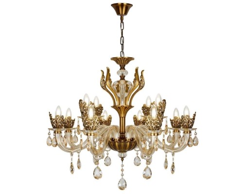Подвесная люстра Asia 61078-8+4 BR iLamp Подвесная люстра Asia 61078-8+4 BR iLamp