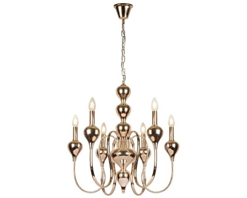Подвесная люстра Lady 88003-6 GD iLamp Подвесная люстра Lady 88003-6 GD iLamp