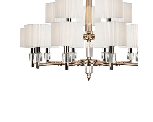 Подвесная люстра Alexa P2404-10+5 Nickel iLamp Подвесная люстра Alexa P2404-10+5 Nickel iLamp