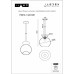 Подвесной светильник Mono P6079-1 GD+WH iLamp