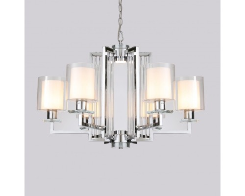 Подвесная люстра King RM6201-6 CR+CL iLamp Подвесная люстра King RM6201-6 CR+CL iLamp