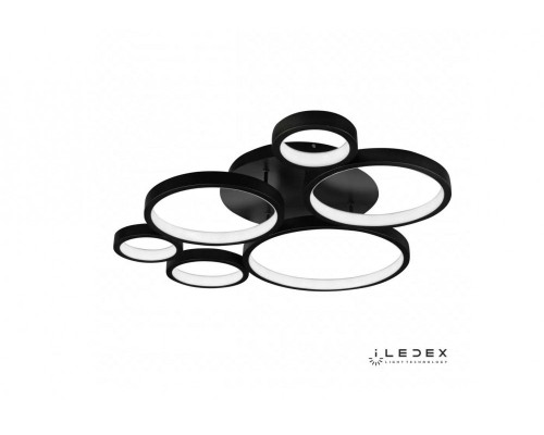 Потолочная люстра Ring Star 9004-6-X-T BK iLedex Потолочная люстра Ring Star 9004-6-X-T BK iLedex
