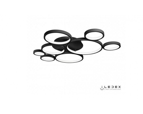 Потолочная люстра Ring Star 9004-8L-X BK iLedex Потолочная люстра Ring Star 9004-8L-X BK iLedex