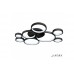 Потолочная люстра Ring Star 9004-8L-X BK iLedex