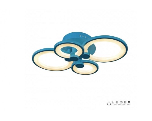 Потолочная люстра Ring A001/4 BLUE iLedex Потолочная люстра Ring A001/4 BLUE iLedex
