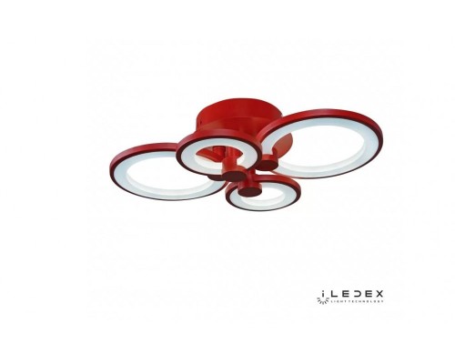 Потолочная люстра Ring A001/4 Red iLedex Потолочная люстра Ring A001/4 Red iLedex