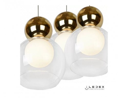 Подвесной светильник Blossom C4476-3R GL iLedex Подвесной светильник Blossom C4476-3R GL iLedex