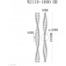 Бра Woodstock W2119-1000 BR iLedex