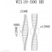 Бра Woodstock W2119-500 BR iLedex