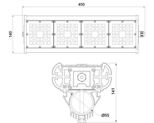 Уличный консольный светильник Галеон 41 CB-C0323042 Светон