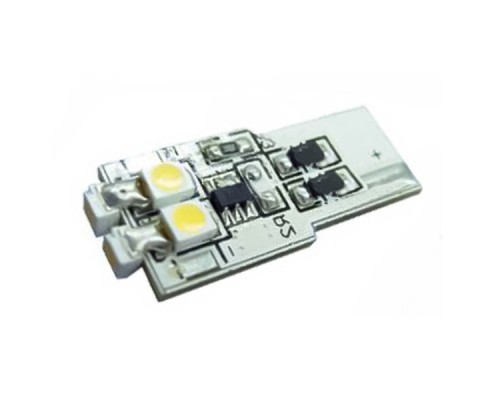 Автолампа ARL-T10-6S White (10-16V, 6 LED 3528) (ANR, Открытый) 012791 Arlight