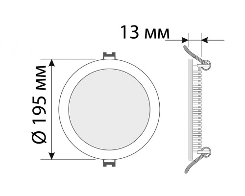 Светильник IM-195D-16W White 014193 Arlight