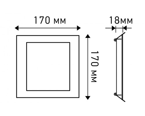 Светильник IM-170x170-16W White 014194 Arlight Светильник IM-170x170-16W White 014194 Arlight