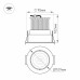 Светодиодный светильник LTD-95WH 9W White 45deg 015895 Arlight