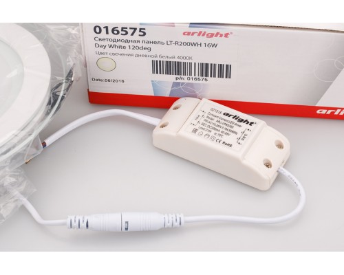 Светодиодная панель LT-R200WH 16W Day White 120deg 016575 Arlight Светодиодная панель LT-R200WH 16W Day White 120deg 016575 Arlight