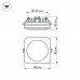 Светодиодная панель LTD-80x80SOL-5W Warm White 3000K 016962(1) Arlight