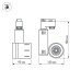 Светодиодный светильник LGD-520WH 9W Warm White 017693 Arlight