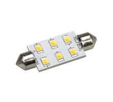 Автолампа ARL-F42-6E White (10-30V, 6 LED 2835) (ANR, Открытый) 019421 Arlight