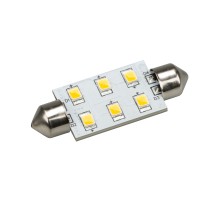 Автолампа ARL-F42-6E Warm White (10-30V, 6 LED 2835) (ANR, Открытый) 019422 Arlight