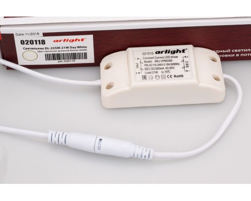 Светильник DL-225M-21W Day White 020118 Arlight Светильник DL-225M-21W Day White 020118 Arlight