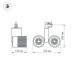 Светодиодный светильник LGD-2238SB-2x15W White 24deg 022045 Arlight