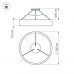 Светильник SP-TOR-RING-HANG-R600-42W Day4000 (WH, 120 deg) 022148(1) Arlight
