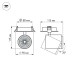 Светильник LGD-678WH-9W White 25deg 022243 Arlight