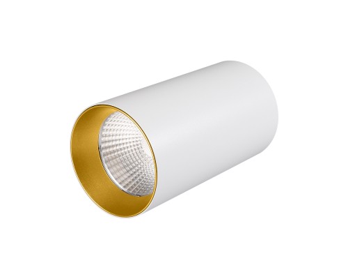 Светильник накладной SP-POLO-R85-1-15W Warm White 40deg (White, Gold Ring) 022942 Arlight Светильник накладной SP-POLO-R85-1-15W Warm White 40deg (White, Gold Ring) 022942 Arlight