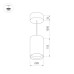 Светильник подвесной SP-POLO-R85-2-15W Warm White 40deg (White, White Ring) 022949 Arlight