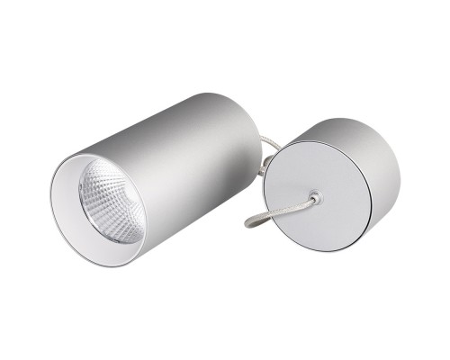 Светильник подвесной SP-POLO-R85-2-15W Warm White 40deg (Silver, White Ring) 022969 Arlight Светильник подвесной SP-POLO-R85-2-15W Warm White 40deg (Silver, White Ring) 022969 Arlight